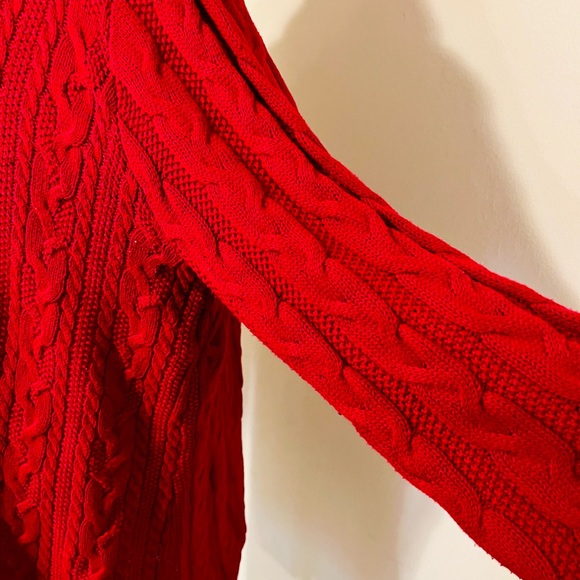 🔥Red Sweater plus size 2x by Jeanne Pierre - Picture 6 of 7